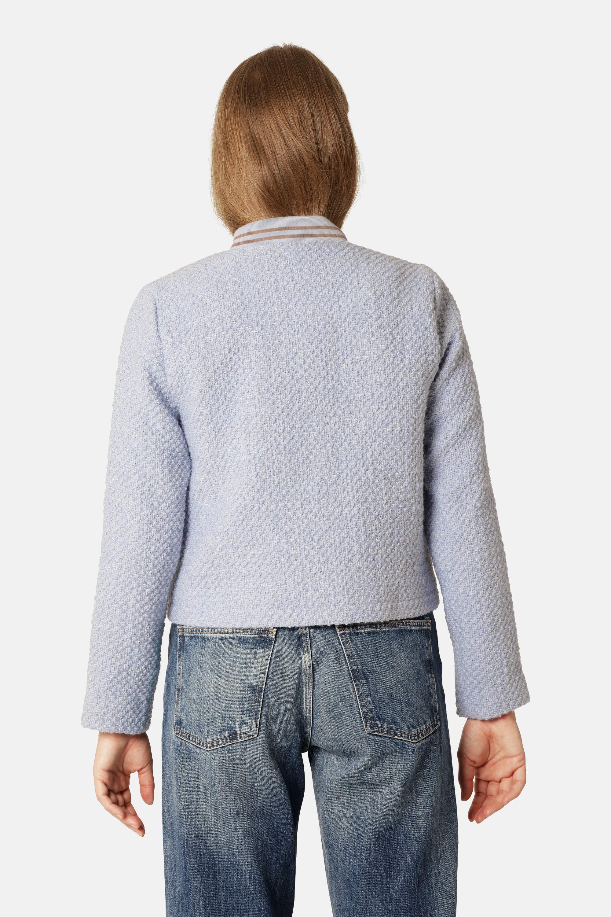 Bouclé Bomberjakke - Heather